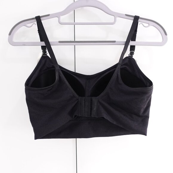 NEW Warners Seamless Wireless Lightly Lined Convertible Comfort Bra Black Size L - Picture 2 of 5